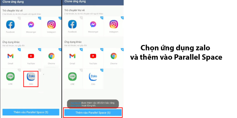 cách đăng nhập 2 zalo trên 1 điện thoại 6